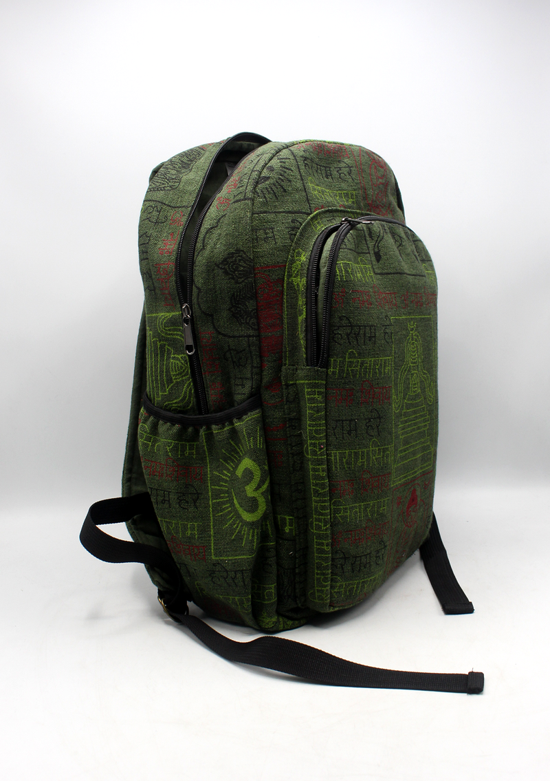 Sita Ram Windhorse Stupa Print Rucksack