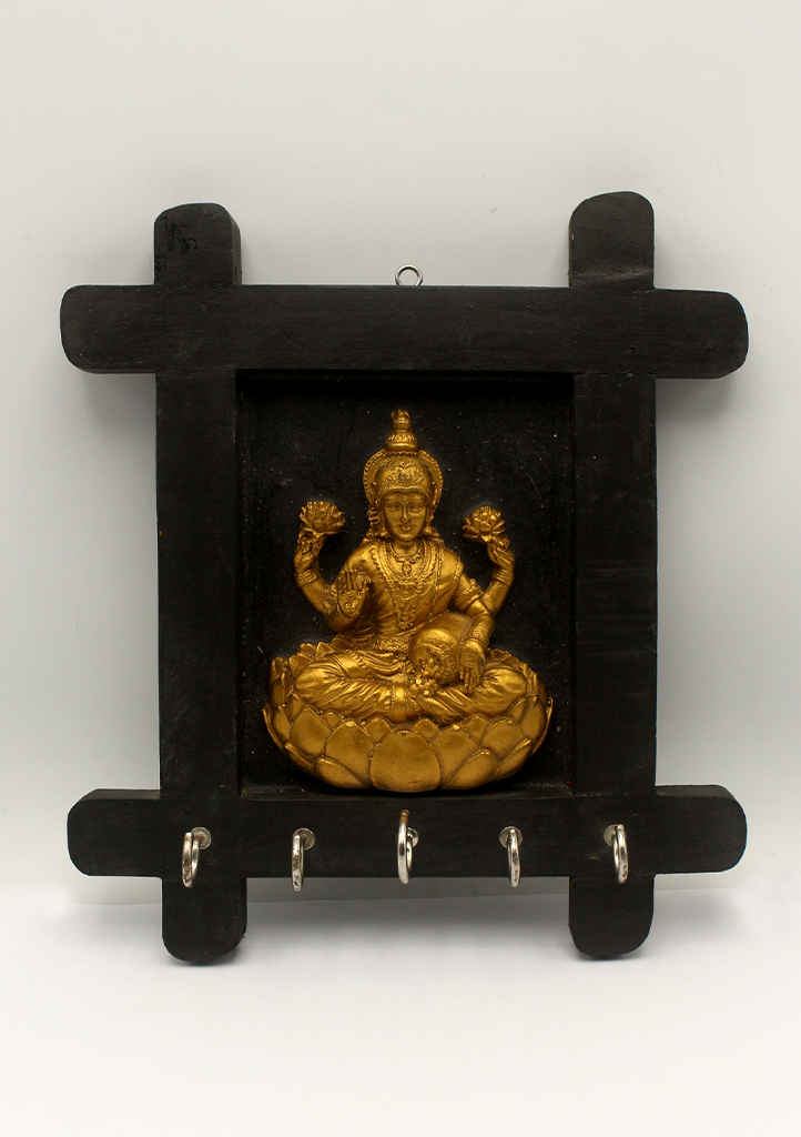 Goddess Lakshmi Wall Hanging Key Holder