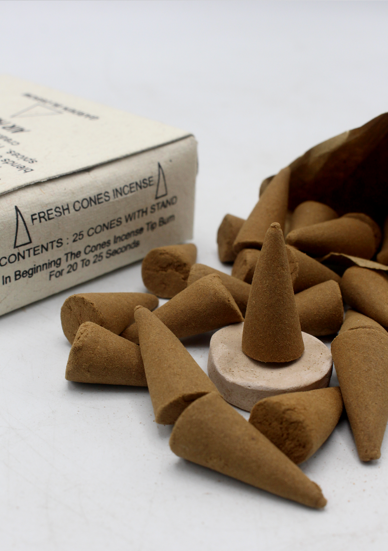 Garden Blossom Tibetan Natural Cone Incense