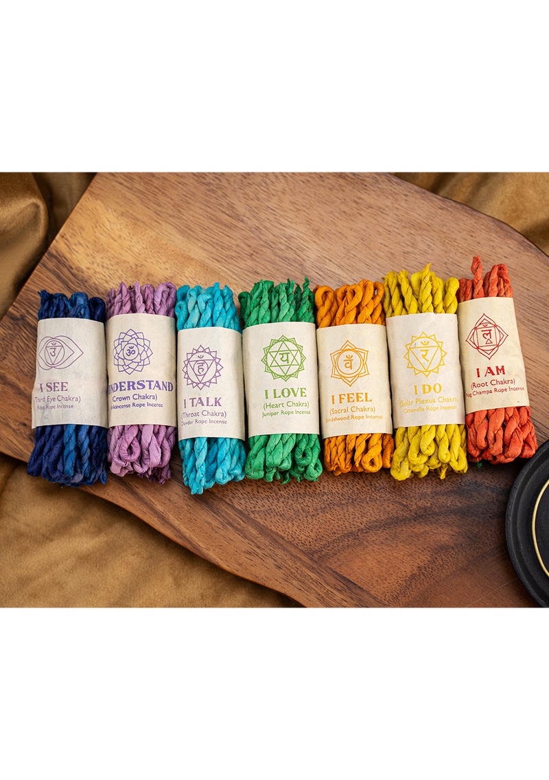 Seven Chakra Rope Incense Premium  Gift Box