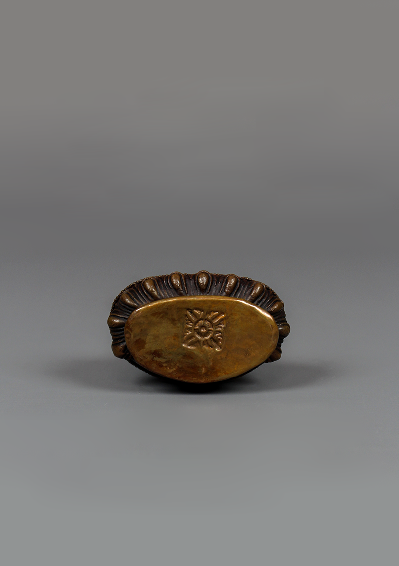 Copper Shakyamuni Buddha Statue 3.5" H
