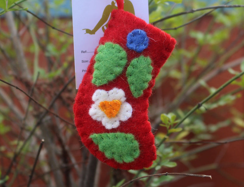 Felt wool Christmas Socks Ornaments