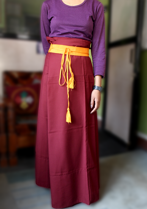 Tibetan Buddhist Monk Robe with Belt- Kasaya — NepaCrafts Product