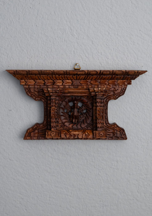 Exquiste Peacock Wooden  Window Handcrafted Heritage of Bhaktapur