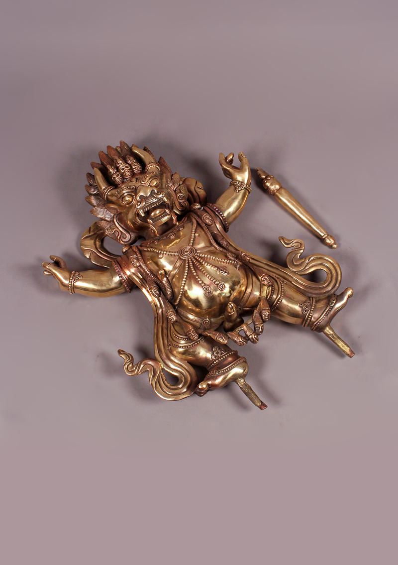 Masterpiece Copper Yamantaka Statue 23" H