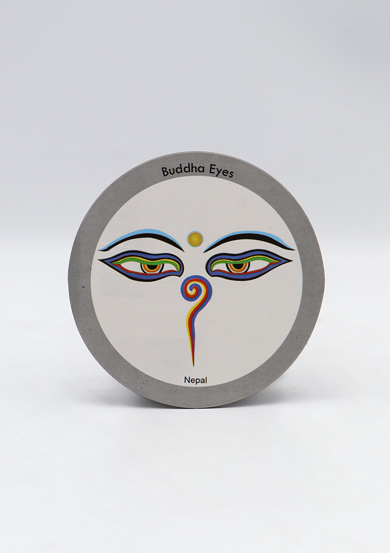 Buddha Eyes Round Fridge Magnets