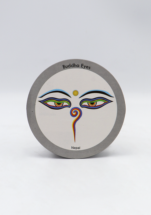 Buddha Eyes Round Fridge Magnets