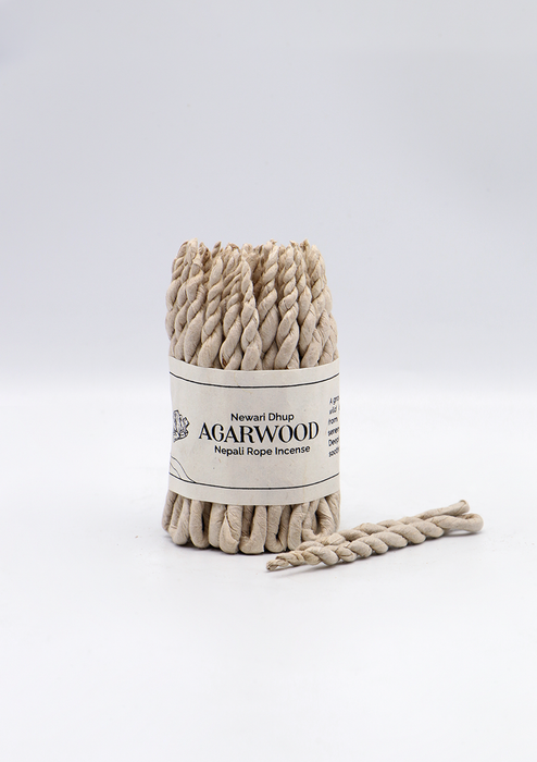 Handcrafted Artisanal Agarwood Nepali Rope Incense