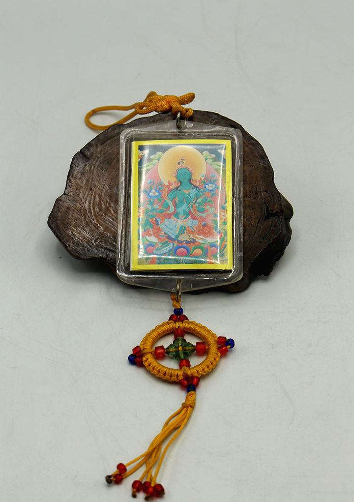 Green Tara Dharma Tibetan  Car Hanging