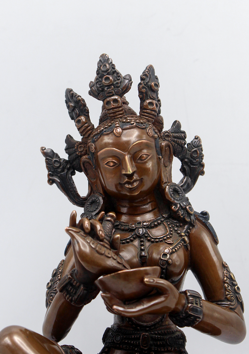 Masterpiece Copper Vajrayogini Statue – 8” | Handcrafted in Nepal