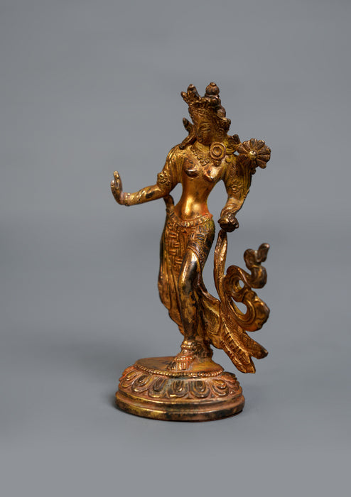 Antique Style Dancing Tara Statue
