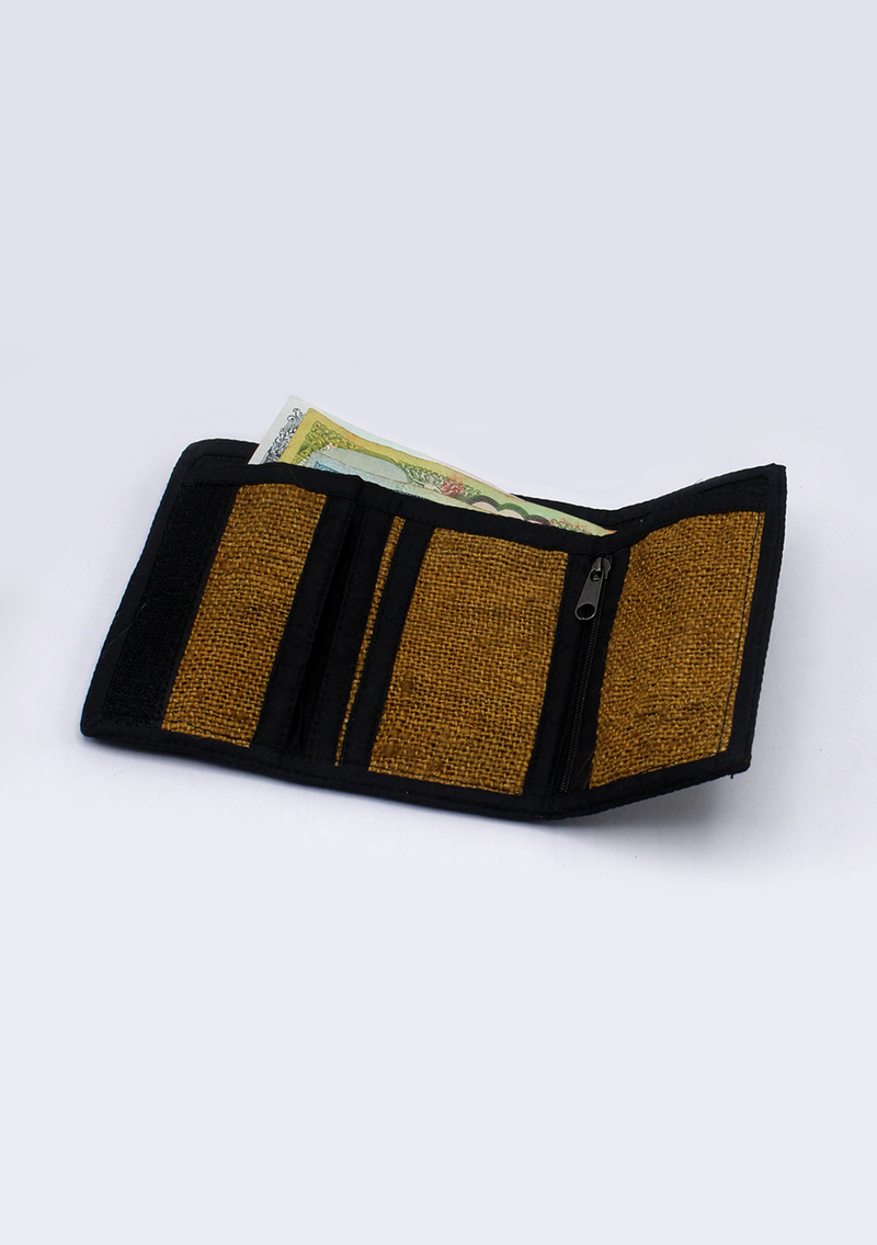 Tri Fold Hemp Wallets