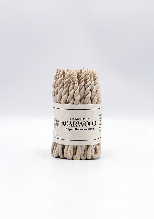 Handcrafted Artisanal Agarwood Nepali Rope Incense