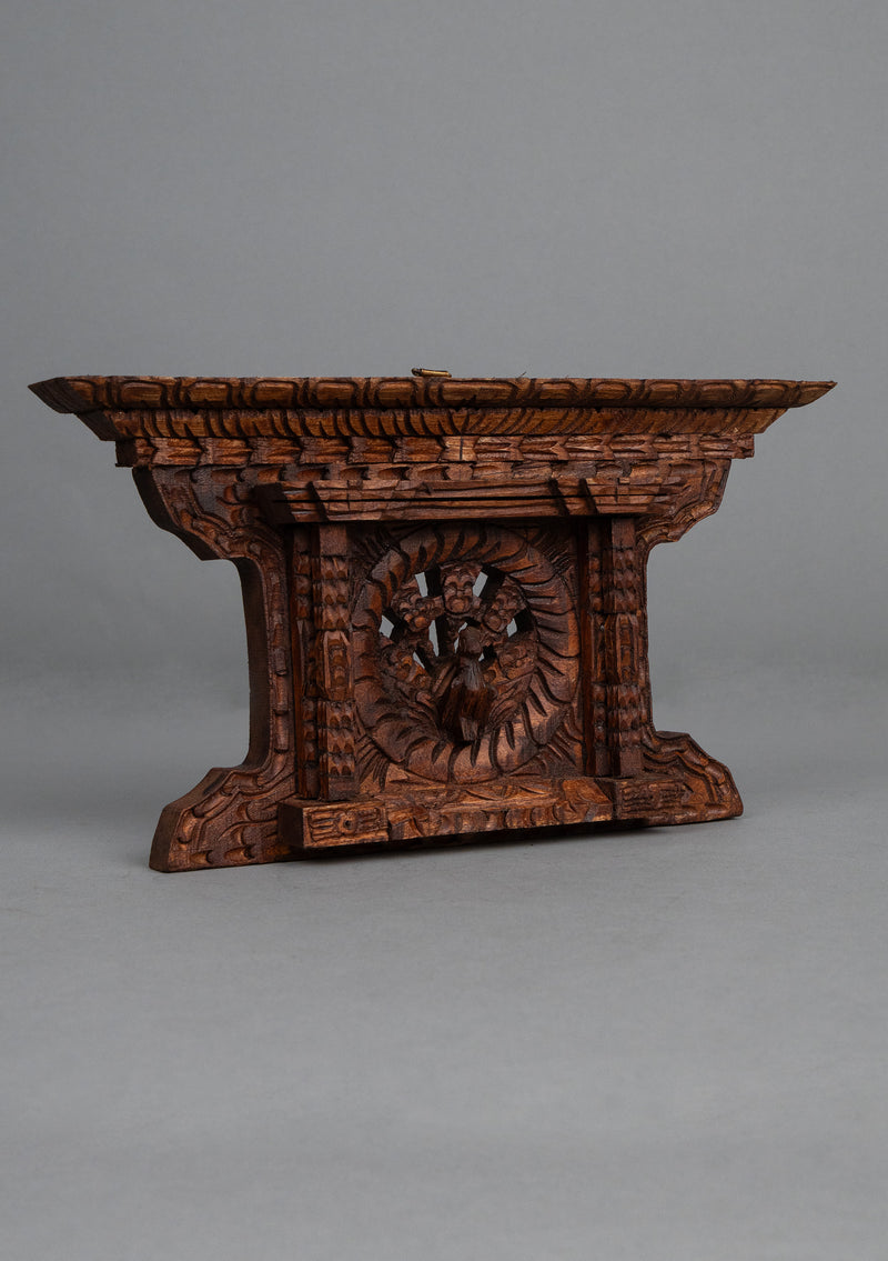 Exquiste Peacock Wooden  Window Handcrafted Heritage of Bhaktapur