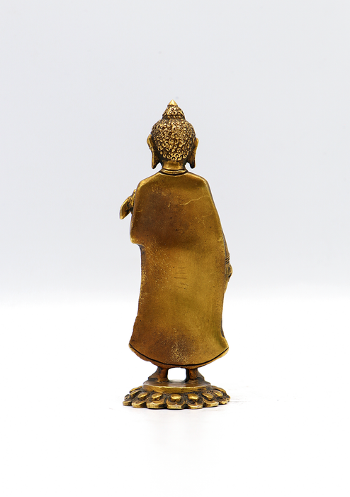 Antique Finishing Buddha Dipankar Statue 5"H