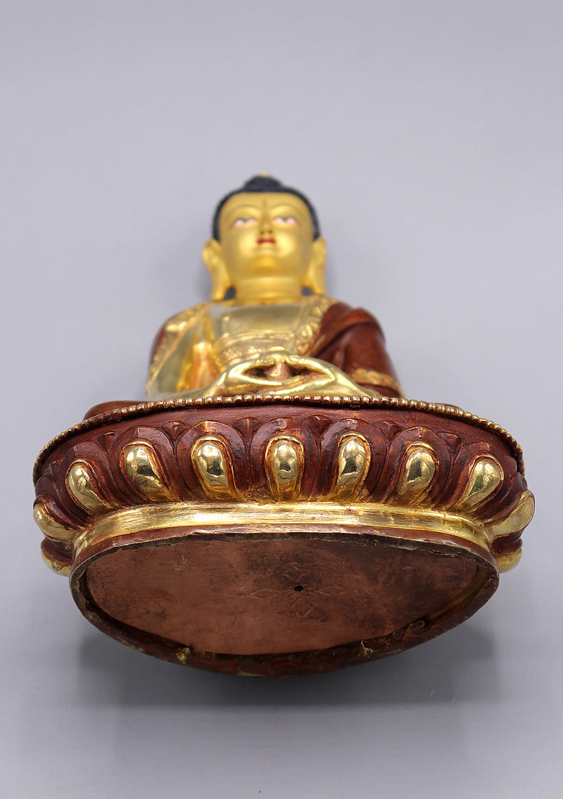Gold Plated Amitabha Buddha Statue