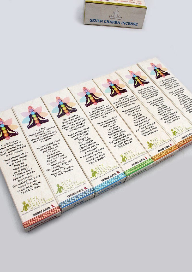 Seven Chakra Tibetan Incense Set