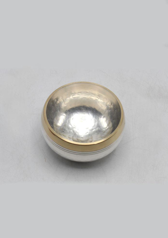 Silverplated  Singing Bowl 3"