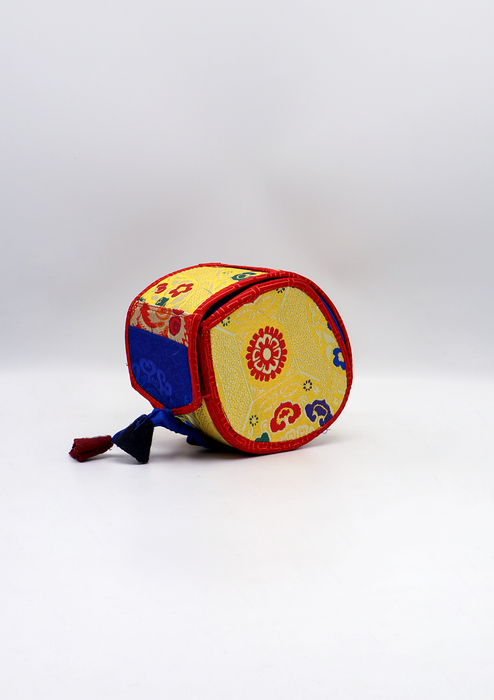 Hand Painted Wooden Chod Drum Damaru High Quality