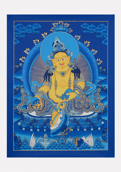 Kubera Thangka Painting God of Wealth