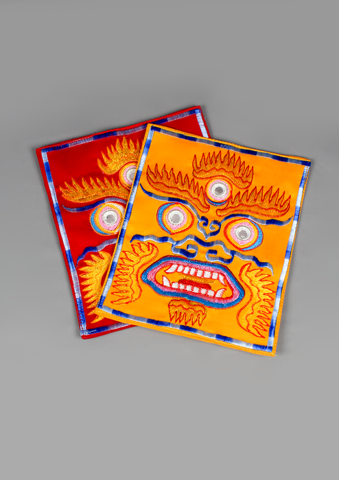 Mahakala Embroidery Altar Cloth Small