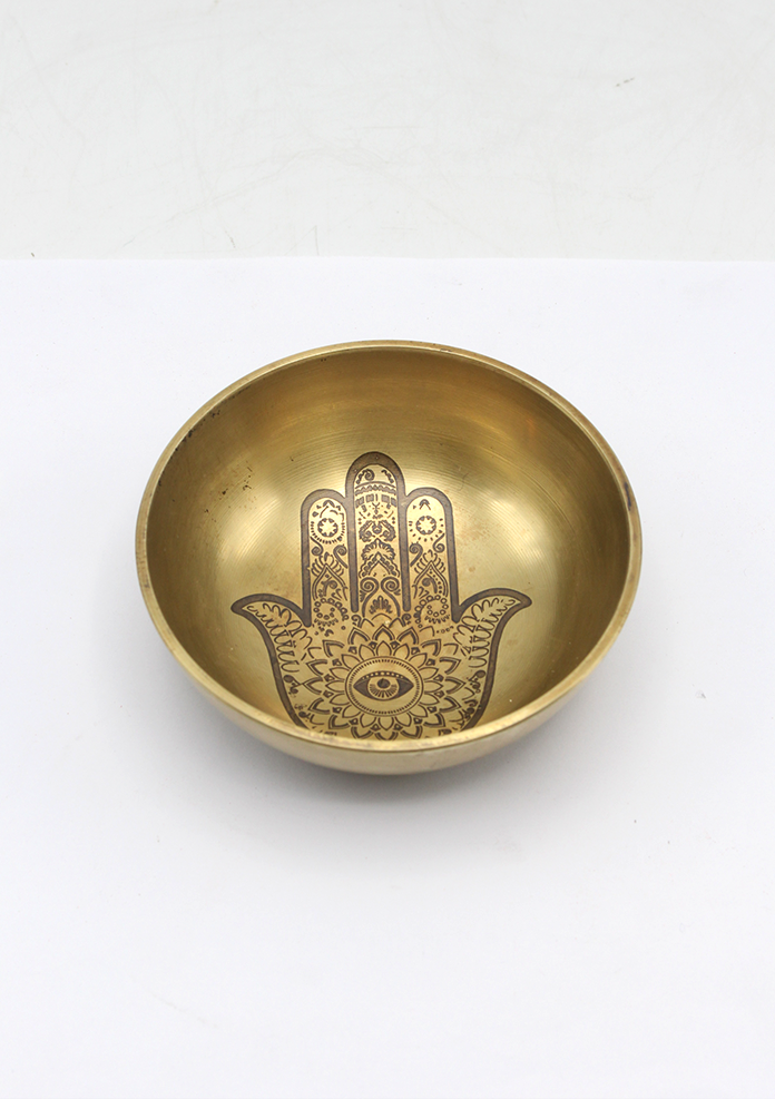 Blessings Hamsa Singing Bowl for Relaxation