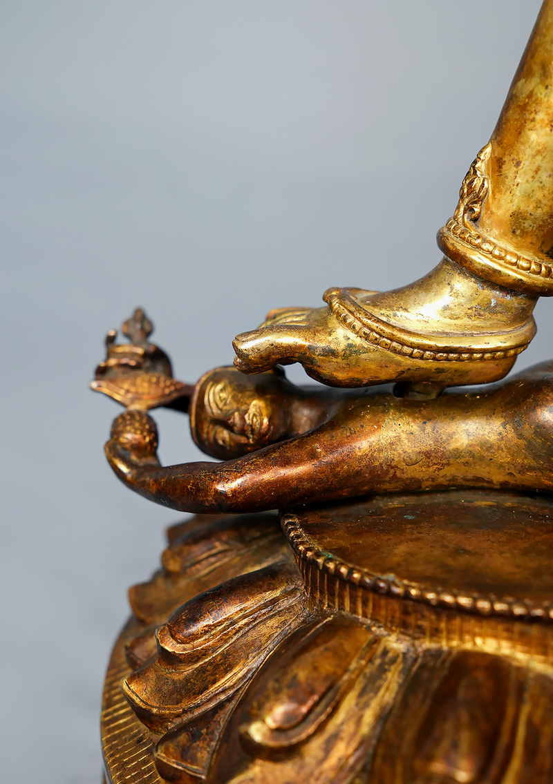 Antique Style Vajrayogini Statue – 2 Ft Handmade Tibetan Buddhist Sculpture