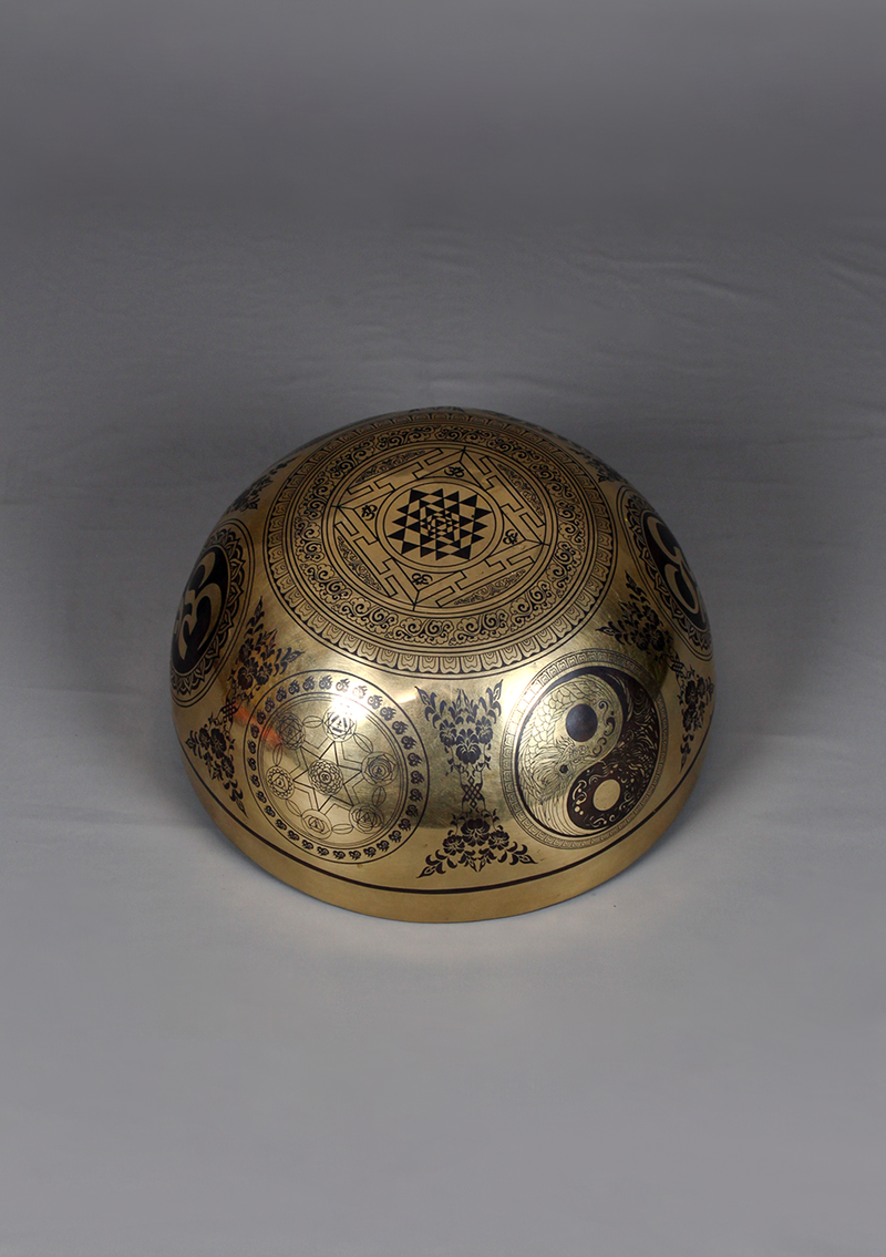 Shiva HandPainted Singing Bowl 7"