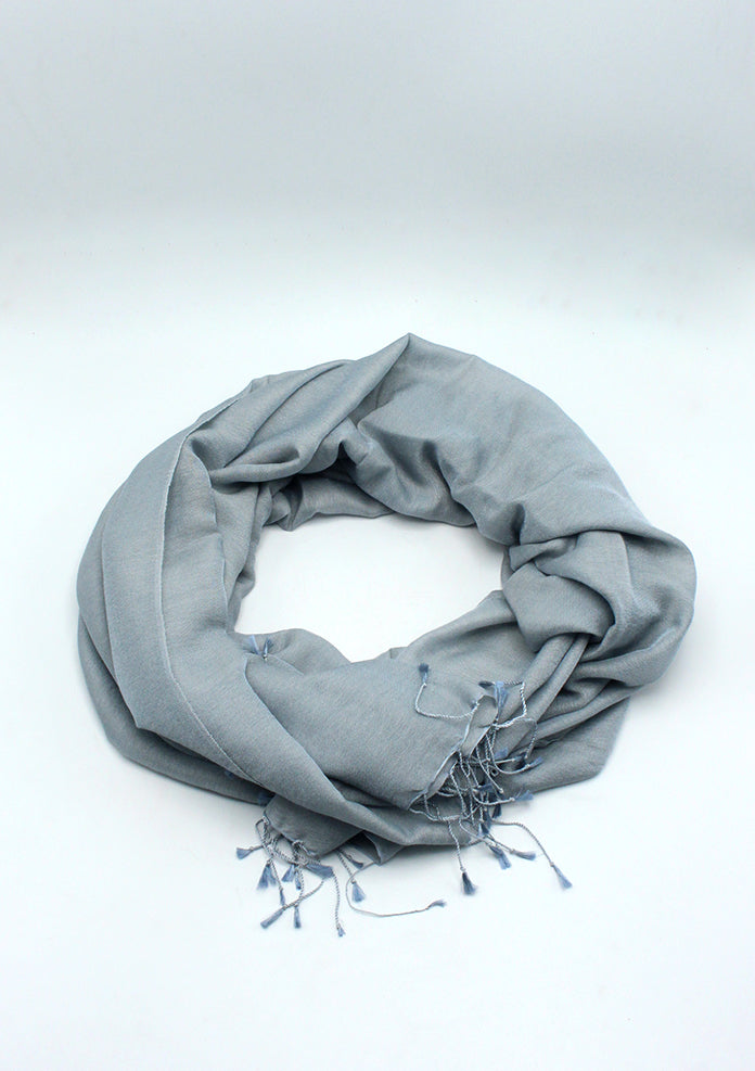 Grey Water Pashmina Shawl
