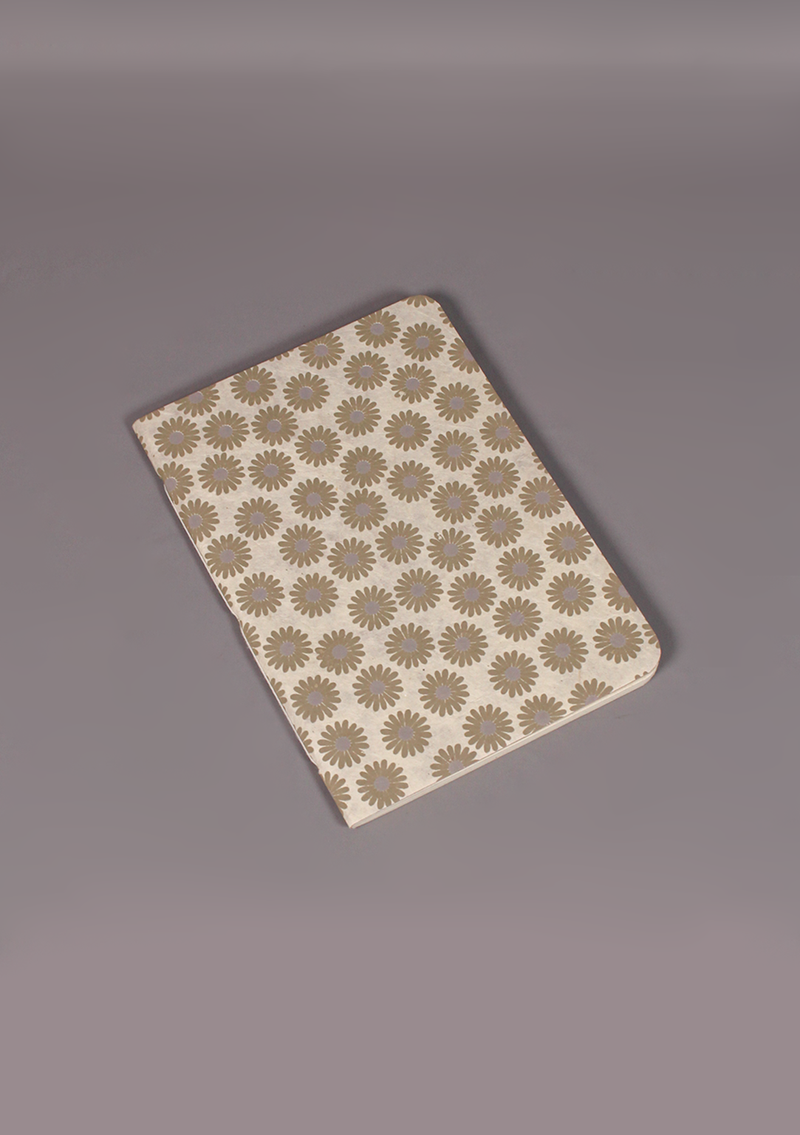 Flowers Printed Lokta Paper Journal