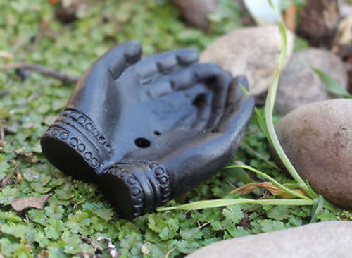 Hand Shaped Terracotta Incense Burner