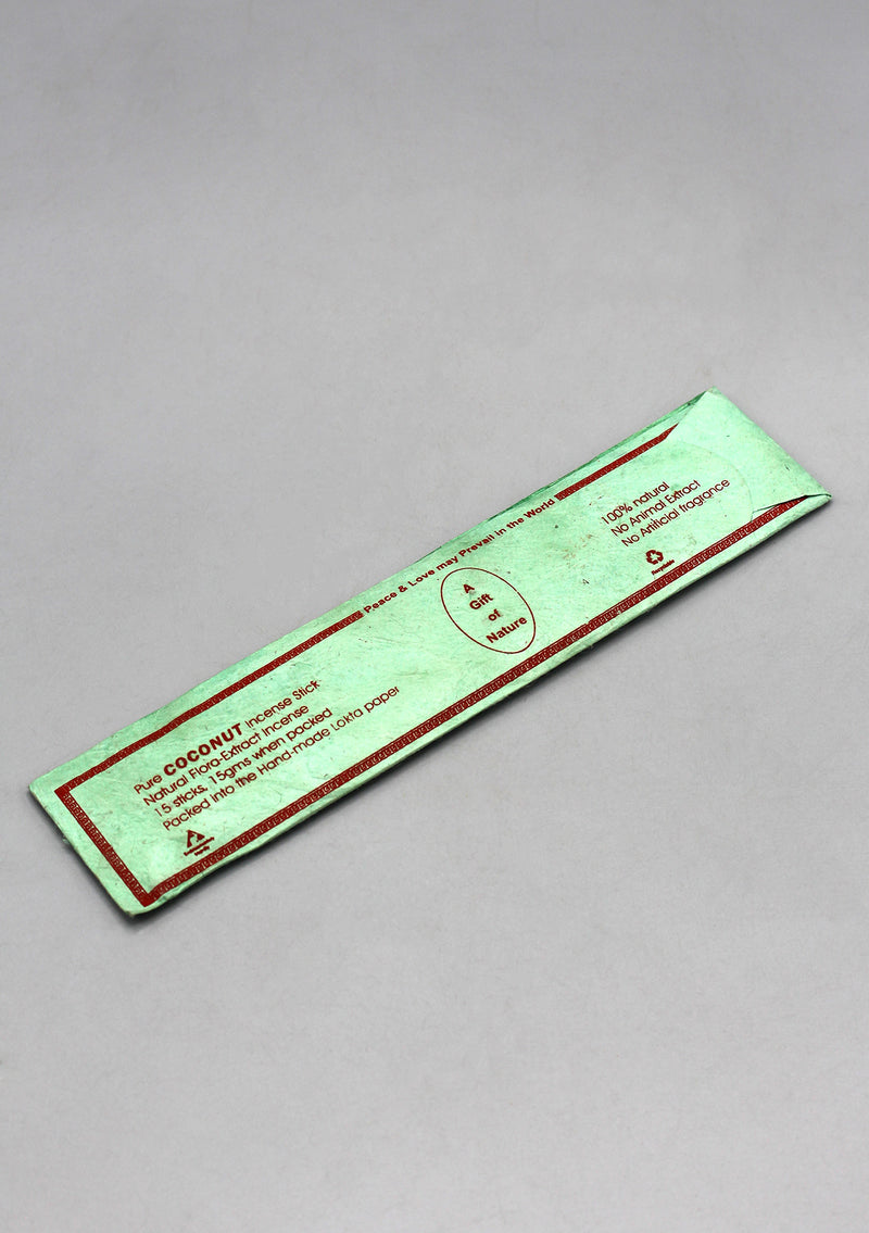 Coconut Flora Incense Sticks Set of 10