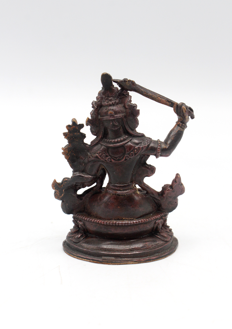 Copper Mini Manjushri Statue 2"