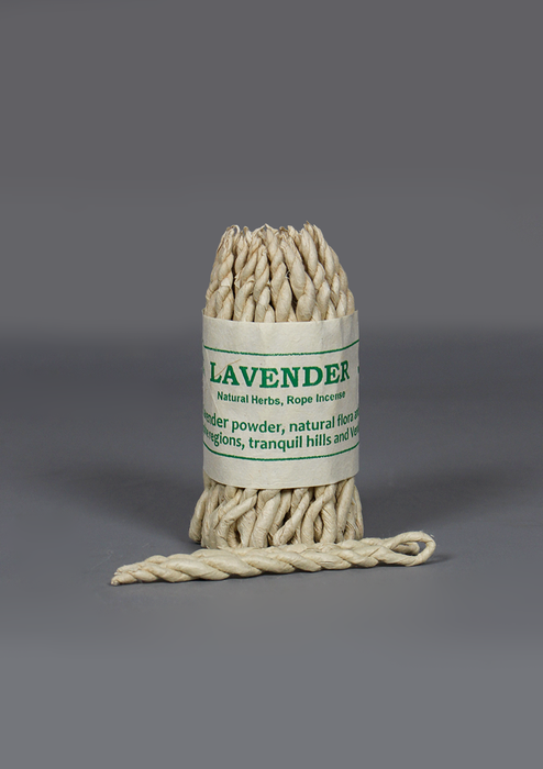 Lavender Natural Herbs Rope Incense