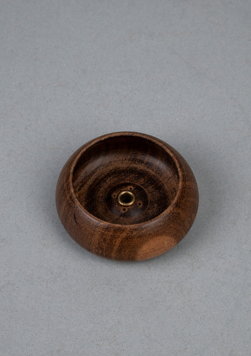 Handcrafted Wooden Circular Stick Incense Burner