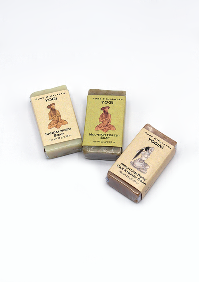 Pure Himalayan Yogi Yogini Gift Soap Set of 3