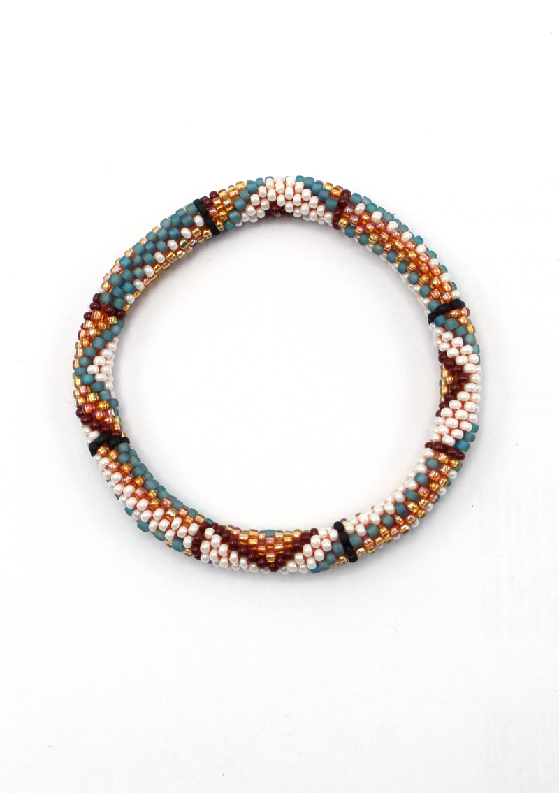 Roll on Beads Bracelet Native Amercian Design