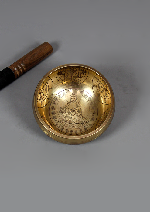 Medicine Buddha Singing Bowl 4" D