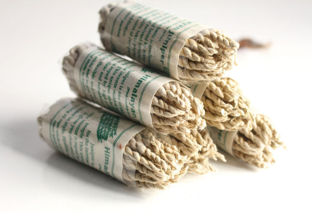 Himalayan Juniper Rope Incense Set of 6