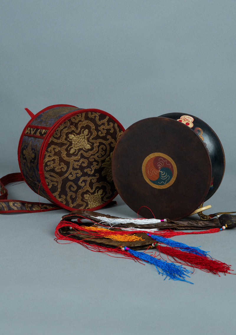 Exclusive Tibetan Antique Chod Drum Damaru