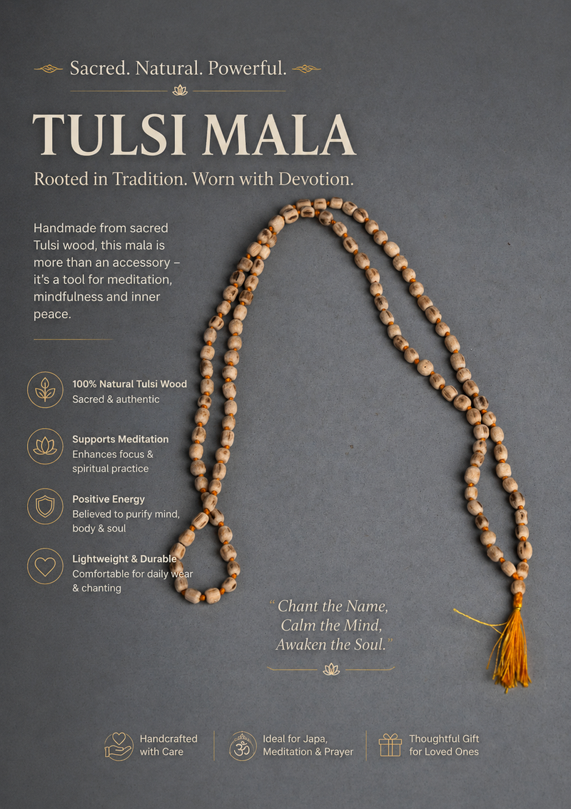 Tulsi Hare Ram Hare Krishna Prayer Mala