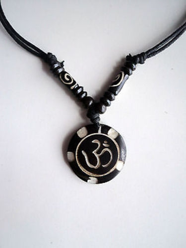 Five Elements Om Bone Pendants