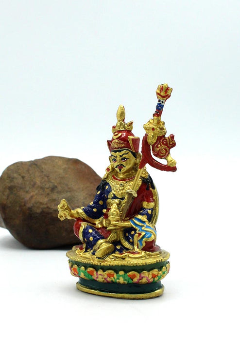 Guru  Padmasambhava  Mini  Statue 2.8" H