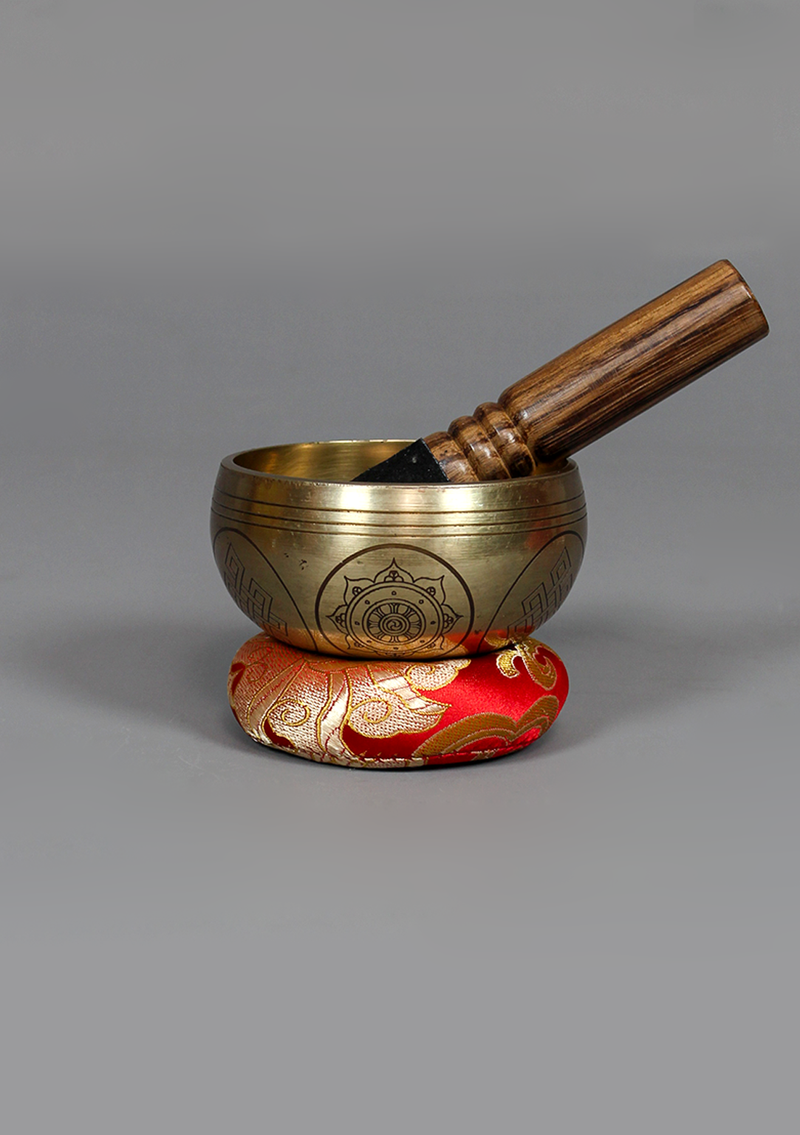 Amoghasiddhi Buddha Singing Bowl 3" D