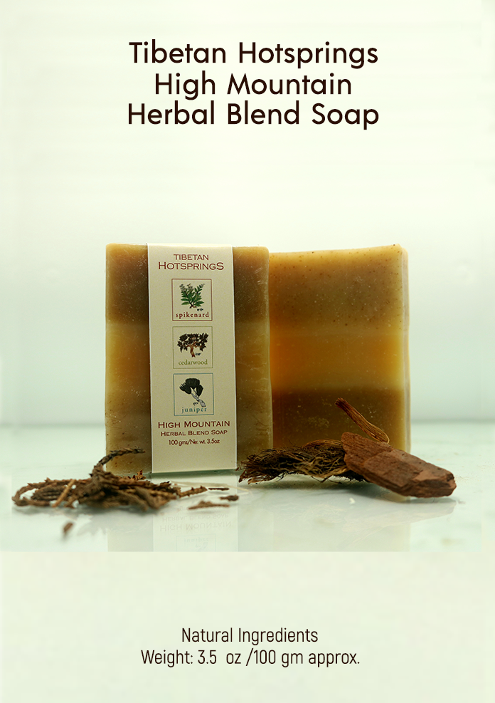 Tibetan Hotsprings High Mountain Herbal Blend Soap