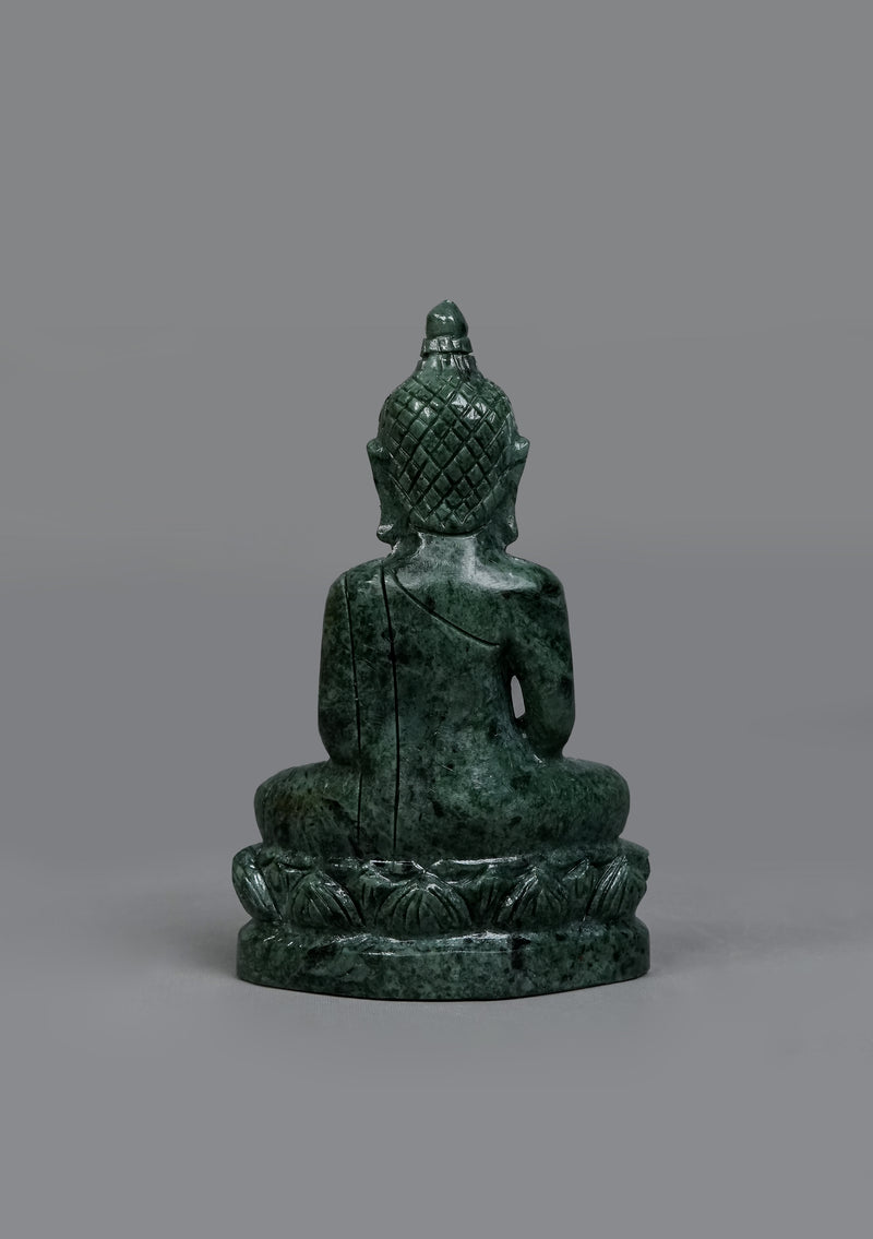 Mini Jade Stone Thai Buddha Statue