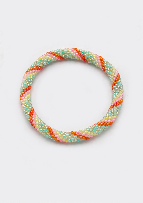 Roll on Beads Purple Yellow Roll Bracelet - NEW BATCH