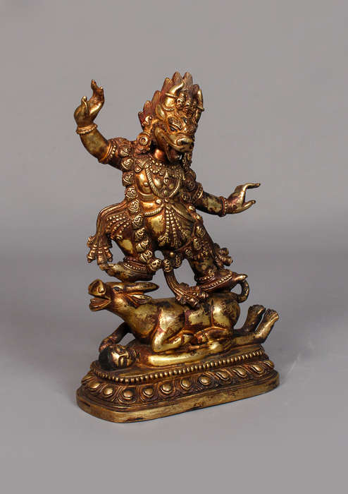Fully Gold Plated Antique Yamantaka