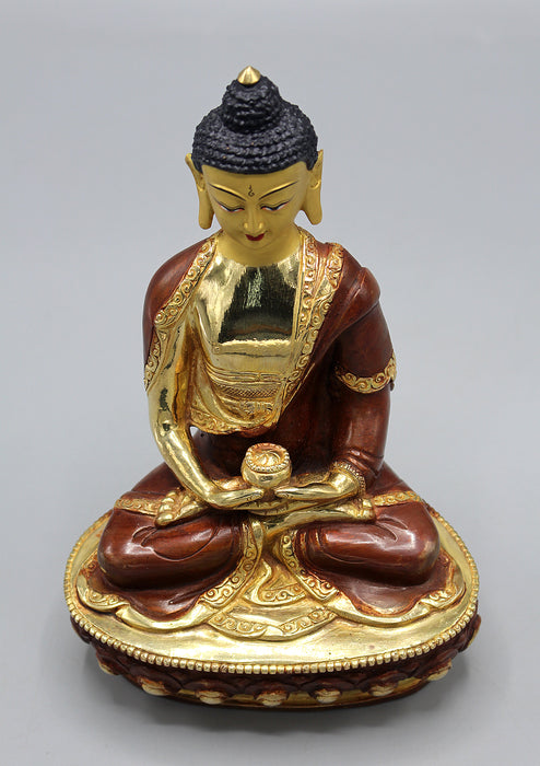 Gold Plated Amitabha Buddha Statue