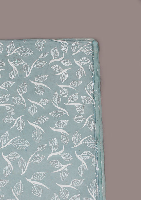 Leaves Printed Lokta Paper Gift Wrap